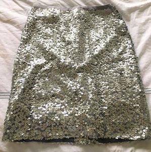 J. Crew Sequin Mini Skirt